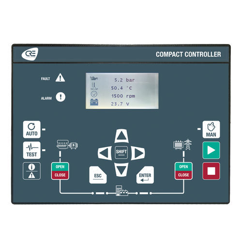 Автоматический контроллер для электрогенераторной установки - GENSYS COMPACT MAINS - CRE TECHNOLOGY - параллельный / синхронизации / для резервного питания