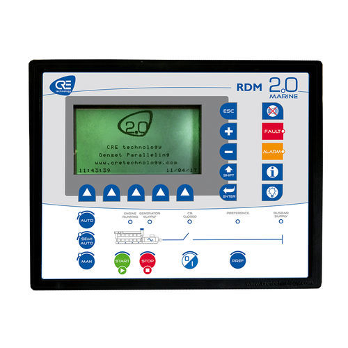 HMI для контроля - RDM 2.0 MARINE - CRE TECHNOLOGY - с клавиатурой / встраиваемый / LCD
