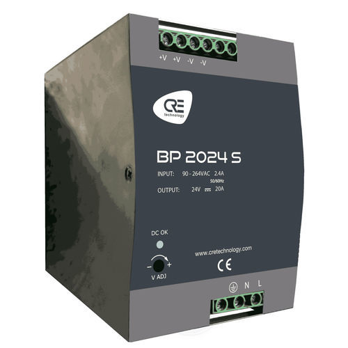 Устройство зарядки батарей на DIN-рейке - BP2024S - CRE TECHNOLOGY - свинцовое / Ni-Cd / для электрогенераторной установки