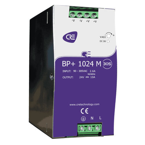 Устройство зарядки батарей для электрогенераторной установки - BP+1024M-305 - CRE TECHNOLOGY - для мотонасоса / на DIN-рейке / свинцовое