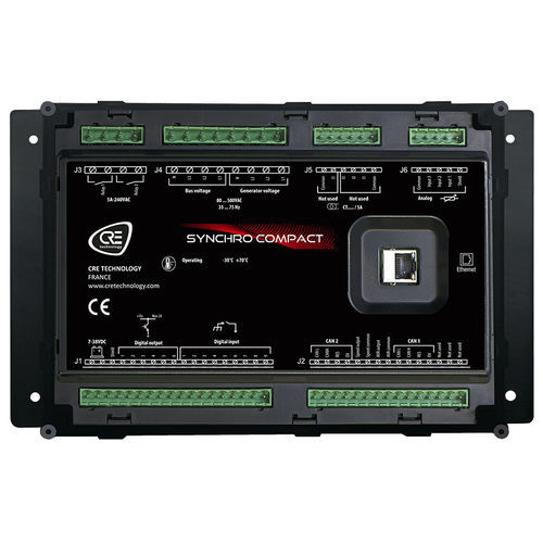 Регулятор синхронизации для электрогенераторной установки - SYNCHRO COMPACT CORE - CRE TECHNOLOGY - гидроэлектростанция / автоматический / с задним креплением