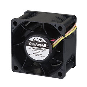 Осевой вентилятор для электроники - 9HVA0612P1J001 - SANYO DENKI America - для охлаждения / 12 Vcc / из пластика