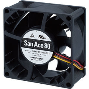 Осевой вентилятор для электроники - 9RA0812G1001 - SANYO DENKI America - для охлаждения / 12 Vcc / из пластика