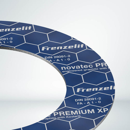 Прокладочный лист из графита - novatec® PREMIUM XP - Frenzelit - из металла / волокно