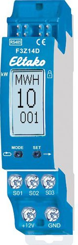 Трехфазовый Электрический счетчик электроэнергии - F3Z14D - Eltako Electronics - на DIN-рейке / RS-485 / беспроводной
