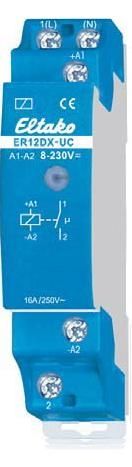 Электромеханическое реле 12 Vcc - ER12DX-UC - Eltako Electronics - 1NO / на DIN-рейке