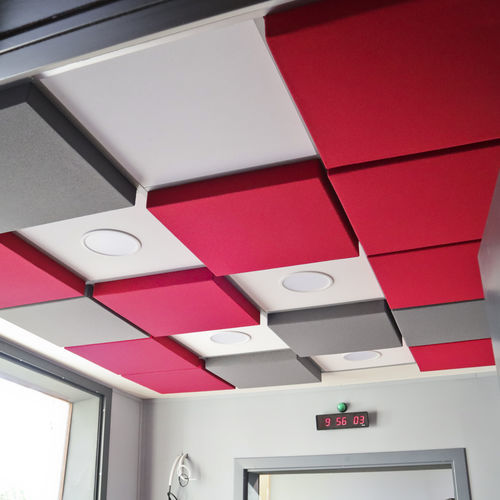 Многослойная панель прокладка из синтетических волокон - ACUSTIART-3D - Acústica Integral - Soundproofing - поверхность из алюминия / для потолков / для внутренней компоновки