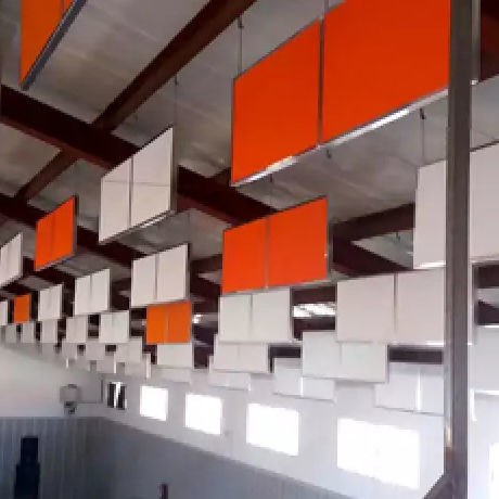 Изоляционная панель прокладка из синтетических волокон - ACUSTIBAF-N40 - Acústica Integral - Soundproofing - поверхность из алюминия / для потолков / акустическая