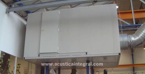 Акустическая изоляционная панель - ACUSTIMODUL-80RA - Acústica Integral - Soundproofing - прокладка из асбеста / поверхность из стали / для стены