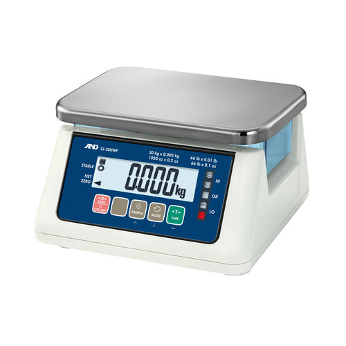 Многофункциональный весы - SJ-WP series - A&D COMPANY, LIMITED - коммерческий / с дисплеем LCD / из нержавеющей стали