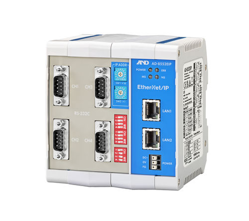 Преобразователь сигнала - AD-8552EIP - A&D COMPANY, LIMITED - Ethernet/IP / RS-232 в Ethernet