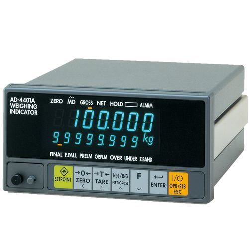 Цифровой весовой индикатор / контроллер - AD-4401A - A&D COMPANY, LIMITED - для установки на панель / высокий расход / настольный