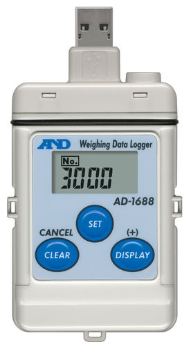 Регистратор данных веса - AD-1688  - A&D COMPANY, LIMITED - USB / RS-232C / с дисплеем LCD