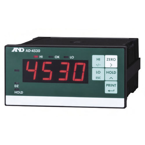 Индикатор для тензометра - AD-4530 - A&D COMPANY, LIMITED - давления / нагрузки / силы