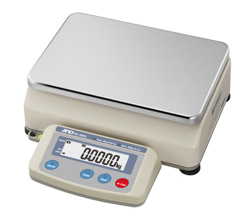 Весы с дисплеем LCD - EK-L series  - A&D COMPANY, LIMITED - RS-232 / из нержавеющей стали / настольный