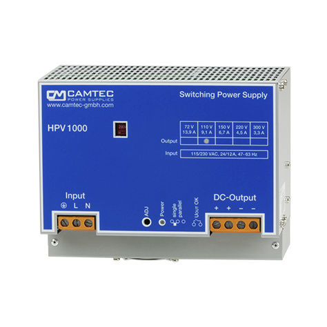 Источник электропитания на DIN-рейке - HPV10001 - Camtec Power Supplies GmbH - AC/DC / для резки / монофазовый