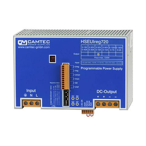 Источник электропитания на DIN-рейке - HSEUIreg07201 - Camtec Power Supplies GmbH - AC/DC / для лабораторий / программируемый