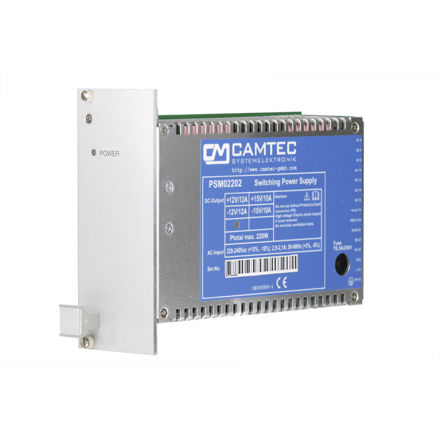 Источник электропитания для монтажа в стойку - PSM02202 - Camtec Power Supplies GmbH - AC/DC / для резки / с защитой от короткого замыкания
