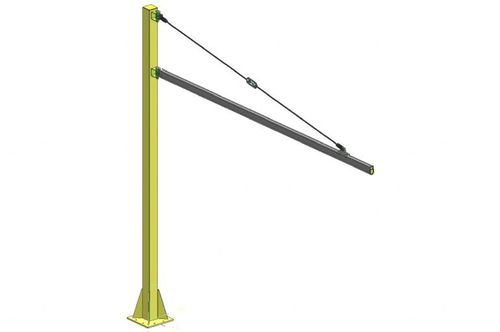 Поворотный кран на стойке - ZRA2 - INGERSOLL RAND - фиксированный напольный / из алюминия / вращающийся