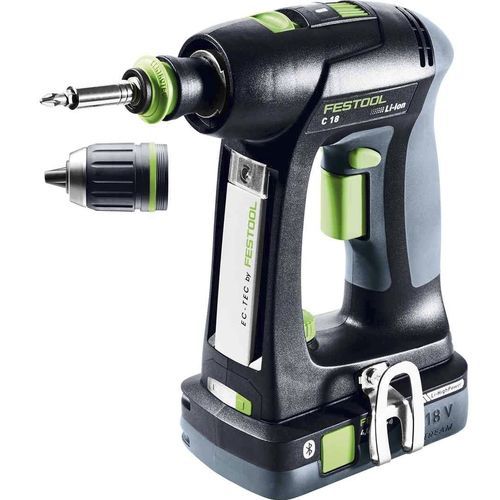 Дрель шуруповерт - C 18 HPC 4,0 I-Plus - Festool - беспроводная / мощная