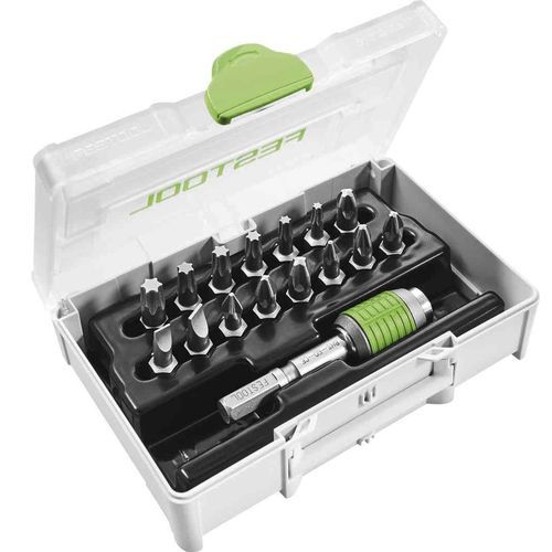 Набор насадок для отвертки Torx - SYS3 XXS CE-MX BHS 60 - Festool - Phillips / Pozidriv / для винтов с прорезью