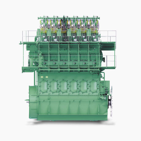 Газовый двигатель - ME-LGIM - Hyundai Heavy Industries-Marine Engine - морской / с высокой пропускной способностью / двухтопливный
