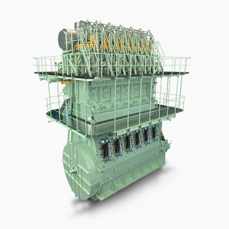 Двигатель на СУГ - ME-LGIP - Hyundai Heavy Industries-Marine Engine - морской / с высокой пропускной способностью / двухтопливный