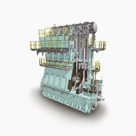 Дизельный двигатель - X series - Hyundai Heavy Industries-Marine Engine - морской / компактный / двухтактный