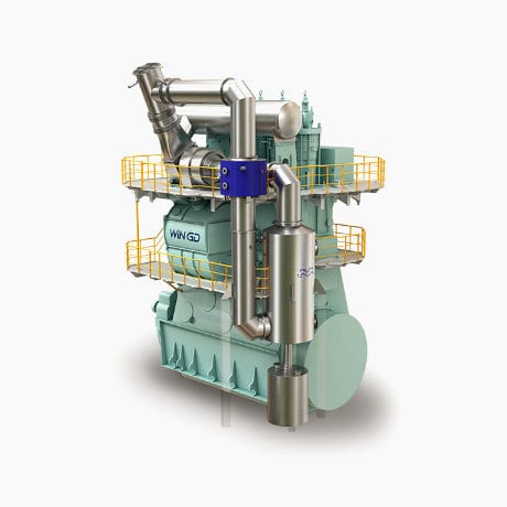 Двухтопливный тепловой двигатель - X-DF series - Hyundai Heavy Industries-Marine Engine - дизельный / морской / двухтактный
