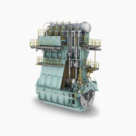 Дизельный двигатель - RT-flex50DF - Hyundai Heavy Industries-Marine Engine - 6 цилиндров / 8 цилиндров / 5 цилиндров