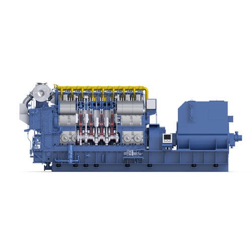 Двухтопливный тепловой двигатель - H35DF series - Hyundai Heavy Industries-Marine Engine - дизельный / газовый / с несколькими цилиндрами