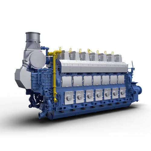 Двухтопливный тепловой двигатель - H54DF series - Hyundai Heavy Industries-Marine Engine - дизельный / газовый / с несколькими цилиндрами