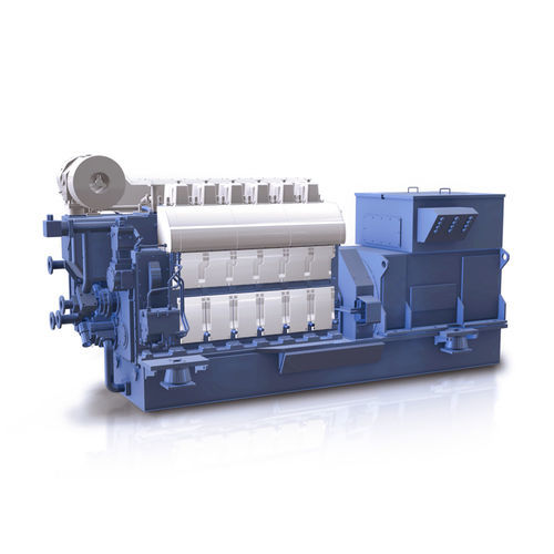 Дизельный двигатель - H17/28U(E) series - Hyundai Heavy Industries-Marine Engine - 6 цилиндров / для электрогенераторной установки / для использования на морских судах