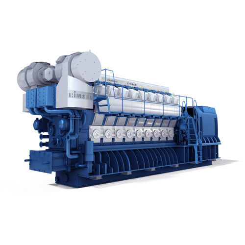 Двухтопливный тепловой двигатель - H35DFV series - Hyundai Heavy Industries-Marine Engine - дизельный / газовый / с несколькими цилиндрами
