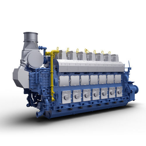 Двухтопливный тепловой двигатель - H54DF series - Hyundai Heavy Industries-Marine Engine - дизельный / газовый / с несколькими цилиндрами