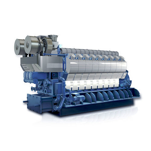 Дизельный двигатель - H25/33 series - Hyundai Heavy Industries-Marine Engine - на бензине / с несколькими цилиндрами / для электрогенераторной установки