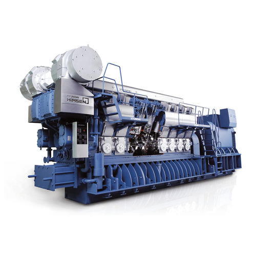 Дизельный двигатель - H32/40 series - Hyundai Heavy Industries-Marine Engine - на бензине / с несколькими цилиндрами / для электрогенераторной установки