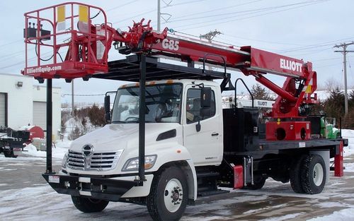 Телескопический подъемник на грузовике - max. 2 676 kg, 26 m | G85R - Elliott Equipment Company - гидравлический