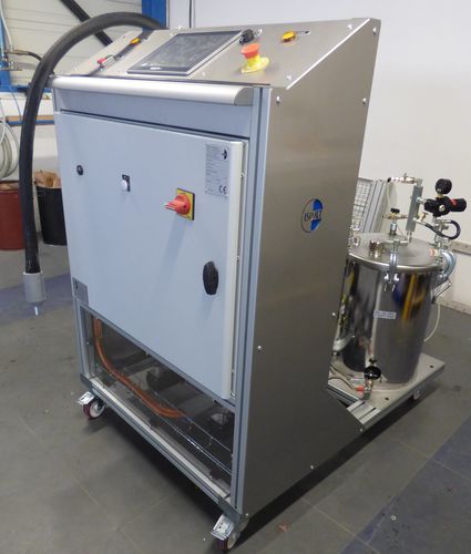 Дозатор-смеситель для эпоксидной смолы - DPE INDUS - Isojet Equipments - синтетический двухкомпонентный / силиконовый / с шестерённым насосом