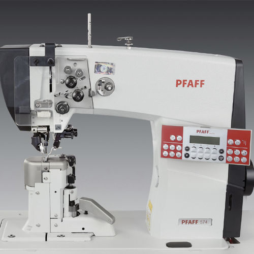 Швейная машина челночный стежок - PFAFF 574 - PFAFF INDUSTRIESYSTEME UND MASCHINEN GMBH - с двумя иглами / для мешков / для обуви