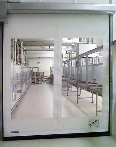 Рулонный ворота - DYNAMICROLL®  FOOD INOX - B.M.P. srl - для сельского хозяйства и пищевой промышленности / промышленный / быстрый