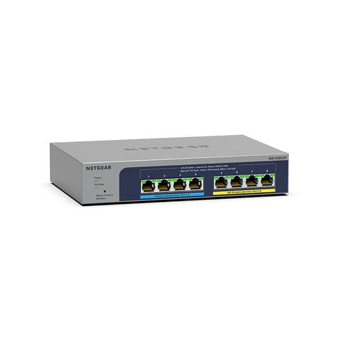 Неуправляемый коммутатор Ethernet - MS108EUP - NETGEAR - 8 портов / Gigabit Ethernet / настенный