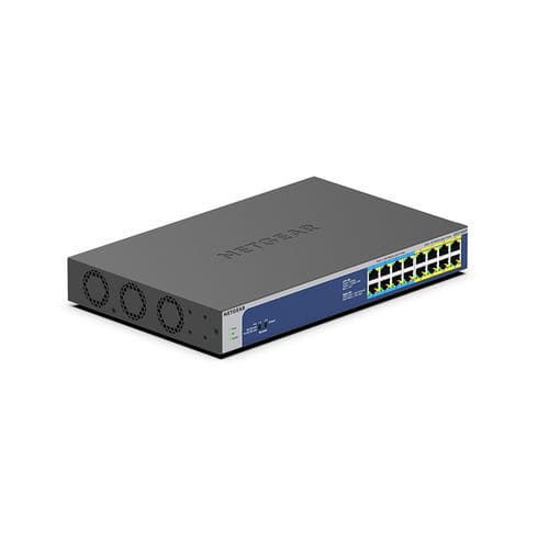 Неуправляемый коммутатор Ethernet - GS516UP - NETGEAR - 16 портов / Gigabit Ethernet / беспроводной