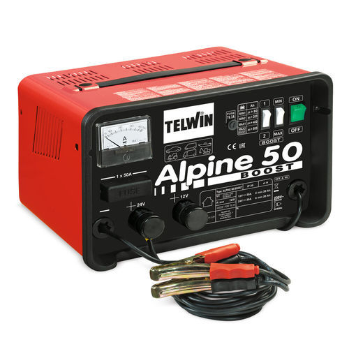 Устройство зарядки батарей для автомобиля - ALPINE 50 BOOST - TELWIN - переносное / с жидким электролитом / монофазовое