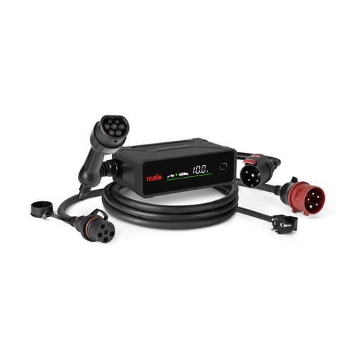Станция подзарядки для электрических транспортных средств - MASTERCHARGE FLEX 22 - TELWIN - AC / переносная / 2 зарядных кабеля