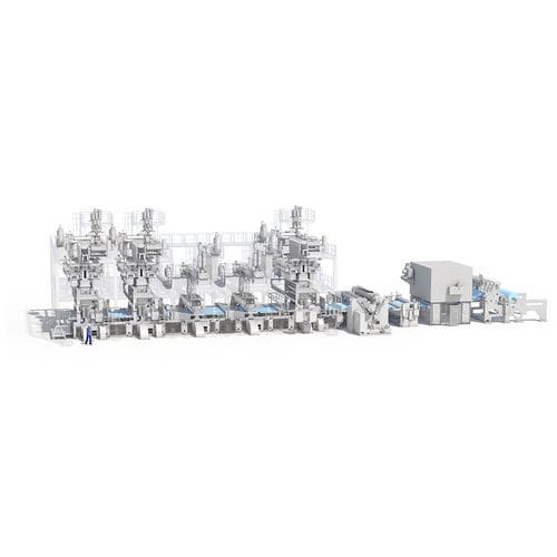 Компактная экструзионная линия - RF5 - Reifenhäuser Extrusion Technology GmbH & Co. KG - для плоской пленки / для PP / для PE
