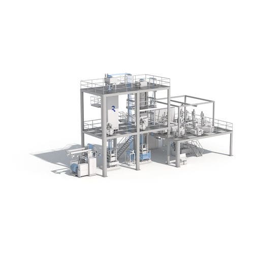 Экструзионная линия пленка с раздувом - EVO  - Reifenhäuser Extrusion Technology GmbH & Co. KG - сильфонная / для термопластмассы / для воздушно-пузырчатой пленки