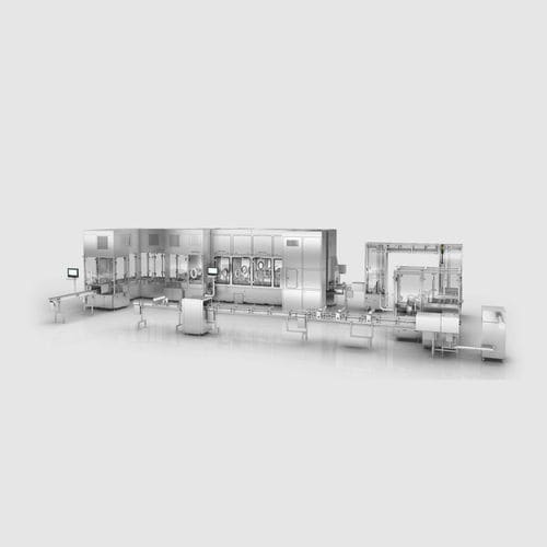 Продезинфицированная наполнительная машина - OPTIMA packaging group GmbH - для кассет / для шприцев / для колб