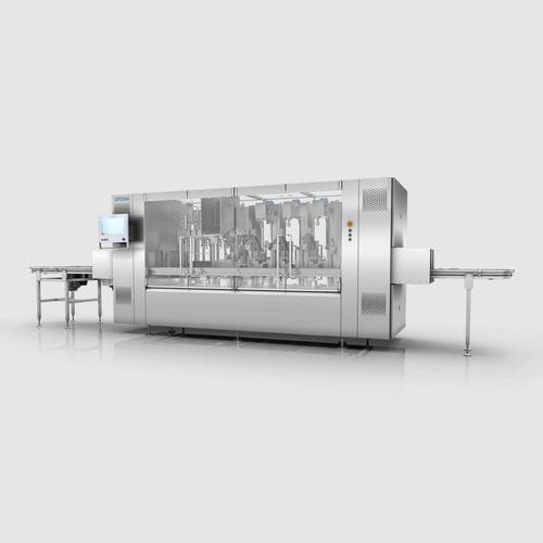Линия розлива и укупорки для бутылок - Moduline Smart - OPTIMA packaging group GmbH - для стеклянной тары / для косметической промышленности / для использования в фармацевтике