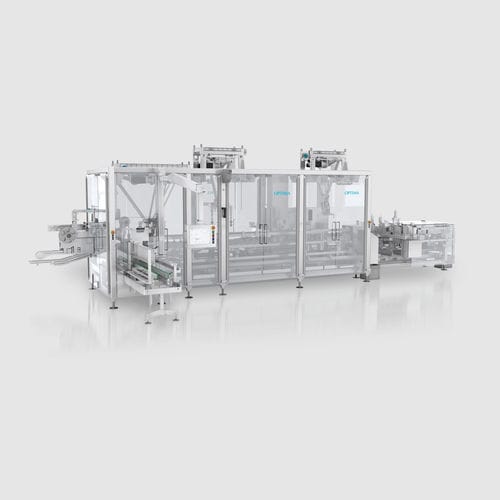 Вертикальная машина для укладки в картонные коробки - CMF - OPTIMA packaging group GmbH - для косметической промышленности / полностью автоматическая